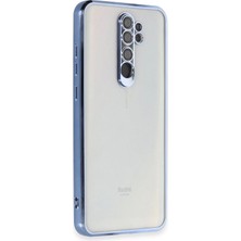 Verto Newface Xiaomi Redmi Note 8 Pro Kılıf Razer Lensli Silikon - Açık Mavi