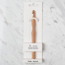 MiraLive La Mia Whitewood 9 mm 15.5 cm Ahşap Yün Tığ