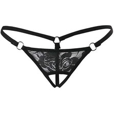 SHC4200 Dantelli Özel Bölgesi Açık G-String