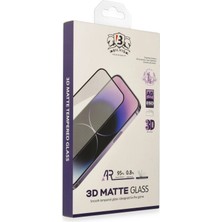 Verto Newface iPhone 14 Pro Max Bilvis 3D Mat Cam Ekran Koruyucu