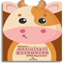 Stickerli Aktivite ve Boyamalar Çiftlik Hayvanları