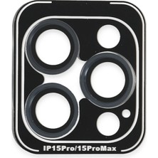 Verto Joko iPhone 15 Pro Max Pvd Metal Kamera Lens - Lacivert