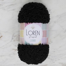MiraLive Loren Lamb Siyah El Örgü Ipi - R004 - 34423