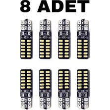 T10 LED 24 Ledli Metal Ultra Beyaz Park. Plaka. Tavan Ampulü