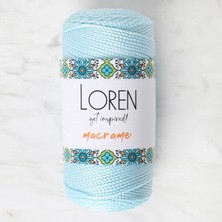 MiraLive Loren Macrame Bebe Mavi El Örgü Ipi - Rm 0221 - 34354