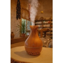 Bitki Diyarı Hava Nemlendirici Ahşap Görünümlü Ledli 1AD