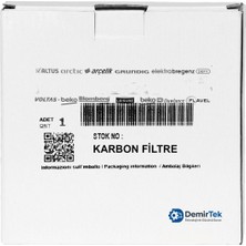 Arçelik Ade 604 S Eğik 2li 1çift Bacasız Ankastre Davlumbaz 60CM Için Karbon Filtre.