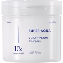 Hepta Collection Mıssha 10 Farklı Hyaluronik Asit Kompleksi Içeren Arındırıcı Tonik Pad Super Aqua Ultra Hyalron Tone