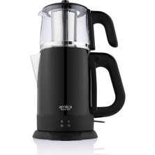 Hepta Collection IH33205 Demli Stil Siyah Cam Çay Makinesi