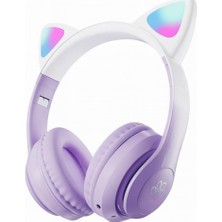 Hepta Collection Vooka Çocuk Bluetooth Kulaklık Kedi Kulaklık .0 Akıllı Detaylı Bluetooth Kablosuz