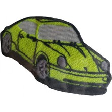 MiraLive Aplike Ütü Ile Yapışan Araba Yeşil Arma 3x4 cm