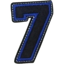 MiraLive Aplike Ütü Ile Yapışan 7  Rakamı  Arma 2x5 cm