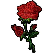 MiraLive Aplike Ütü Ile Yapışan Gül Büyük Arma 15X5 cm