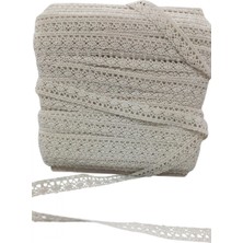 MiraLive Kopanaki Dantel En 1 cm Göz Model Krem 10 Metre