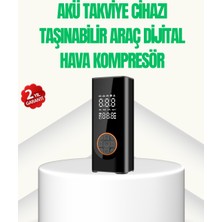 Teknomiy Akü Takviye Cihazı Jump Starter ve Dijital Hava Kompresörü
