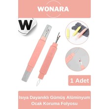 Wonara Çok Amaçlı Çok Amaçlı Kullanışlı Ergonomik Saplı Pratik Dikiş Sökücü ve Iğne Iplik Seti 2'si 1 Arada