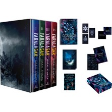 İndigo Kitap Yaralasar Serisi Seti 4 Kitap Ciltli Kutulu ve Özel Seri- Ötanazi Okulu -1, Ciltli