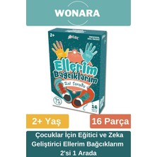 Wonara Eğitici Zeka Geliştirici Aile ile El-Göz Koordinasyonu Desteği Eğlenceli Ellerim Bağcıklarım 2 In 1