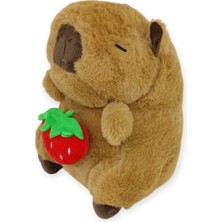 Peluş Sevimli Hayvanlar 25 cm - Kapibara Çilek (Lisinya)