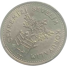 Yediotuz Digital Pazarlama 1990 1000 Lira Cevremizi Sevelim Koruyalım Hatıra Parası . Fao Madeni Koleksiyon Para