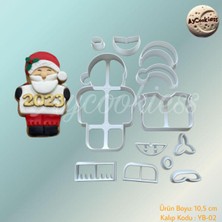 Ft Tasarım Yılbaşı Temalı Noel Baba Kurabiye Kalıbı