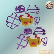 Ft Tasarım Yılbaşı Temalı Kupa Desenli Kurabiye Kalıbı