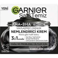 Hepta Collection Saf ve Temiz Kömür Matlaştırıcı Günlük Nemlendirici Krem 50ML