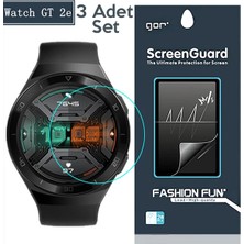 Pazarcan Gor Watch GT2E Darbe Emici Ekran Koruyucu 3 Adet SET-(5775)