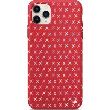 Hepta Collection Caseslab Iphone 11 Pro Kırmızı Silikon Telefon Kılıfı - Cute x