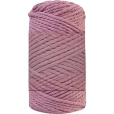 MiraLive Pamuk Makrome 4 mm Ip  Gül Kurusu