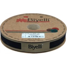 MiraLive Biye Deri Katlı 751 Siyah 2 cm 25 Metre %100 Polyester