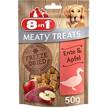 Hepta Collection 8in1 Meaty Treats Freeze Dried Ördekli/elmalı, 50 gr Köpek Ödülü