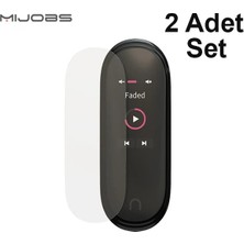 Pazarcan Mijobs Mi Band 5-4 Darbe Emici Ekran Koruyucu 2 Adet SET-(5775)