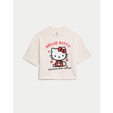 Marks & Spencer %100 Pamuklu Hello Kitty:trade_mark: T-Shirt (2-8 Yaş)