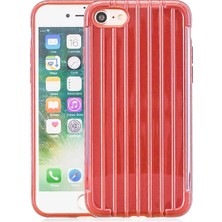 Pazarcan Ally iPhone 8/7/SE 2 (2020) Trunk Lines ince Soft Silikon Kılıf-(5775)