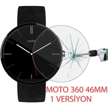 Pazarcan Motorola Moto 360 46MM 1VERSIYON Kırılmaz Cam Ekran KORUYUCU-(5775)