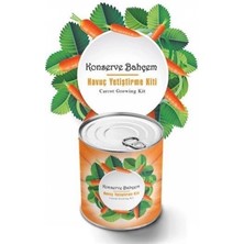 MiraLive Konserve Bahçem Evde Konservede Havuç Yetiştirme Büyütme Kiti