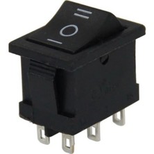 Pazarcan Mini Işıksız Anahtar 6p On-Off-On 6p IC-123-6