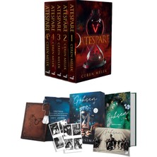 İndigo Kitap Ateşpare 5 Kitaplık Kutulu Set - Ciltli ve Gökçen 4 Tek Kitaplık Hediyeli Kutulu Set Ciltli