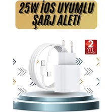 Pazarcan 15/pro/pro 20W Ios Uyumlu Hızlı Şarj Aleti Adaptörlü Beyaz