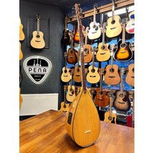 Pena Müzik Uzun Sap Tam Profesyonel Ekolayzerli Dut Bağlama 42 Tekne Jak Girişli
