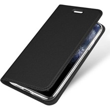 Pazarcan Dux Ducis iPhone 11 Pro 5.8inç Kılıf Kapaklı Flip Cover Kılıf SkinPro Series-(5775)