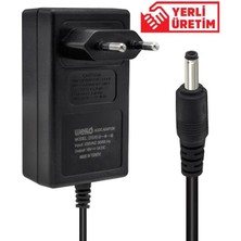 Pazarcan Weko 18 Volt 1 Amper Plastik Kasa Priz Tipi Adaptör 3.5*1.35 Uç
