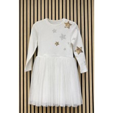 NerKids Kız Çocuk Yıldız Tütü Elbise