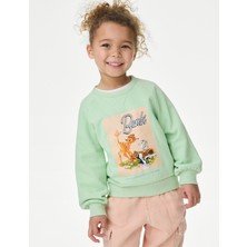 Marks & Spencer Pamuk Karışımlı Bambi™ Sweatshirt​ (​12 Ay–8 Yaş)