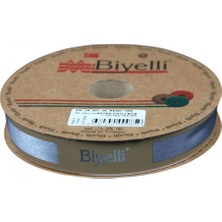 MiraLive Biye Saten Katlı 086 Gri 2 cm 25 Metre %100 Polyester