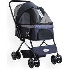 Hepta Collection Zamba Nova Kedi & Köpek Arabası Lacivert, 52X76.5X95CM Renkli