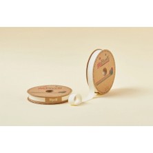 MiraLive Biye Koton Katlı D03 Krem 2 cm 25 Metre %65 Koton %35 Polyester