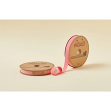 MiraLive Biye Koton Katlı D50 Mercan 2 cm 25 Metre %65 Koton %35 Polyester