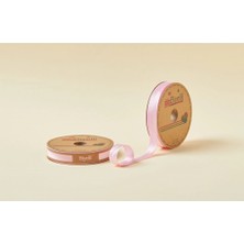 MiraLive Biye Saten Katlı 007 Pembe 2 cm 25 Metre %100 Polyester